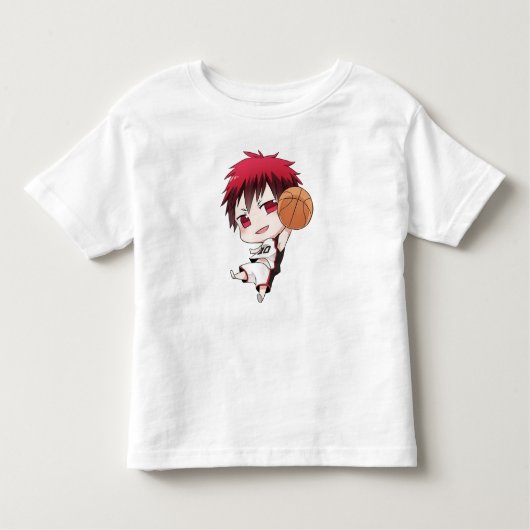 Cute Basketball Design Kinder Shirts (Voorkant)