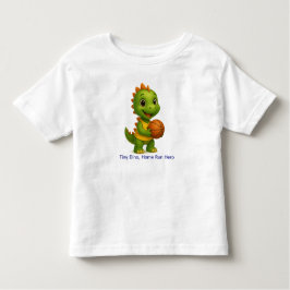 Cute Basketball Dino Shirt for Kids