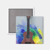 Cute Bass Guitar Magneet (Voorkant / Achterkant)