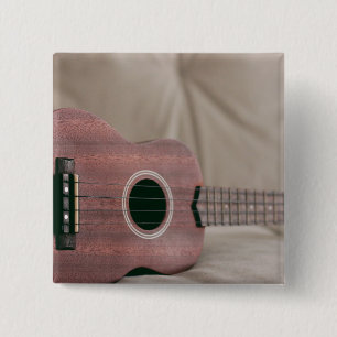 Cute Bass Guitar Vierkante Button 5,1 Cm