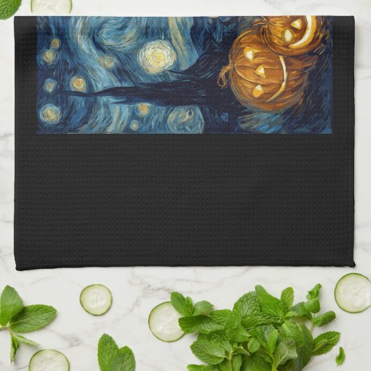 Cute Basset Hound Dog Halloween Jack O Lantern Pum Theedoek (Gevouwen)