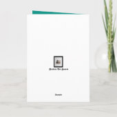 Cute Basset Hound sur la carte d'anniversaire drôl (Dos)