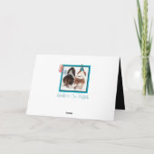 Cute Basset Hound sur la carte d'anniversaire drôl (Dos)