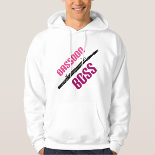 Cute Bassoon Boss Music Gift Hoodie