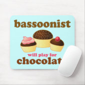Cute Bassoon Mousepad Muismat (Met muis)