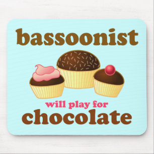 Cute Bassoon Mousepad Muismat