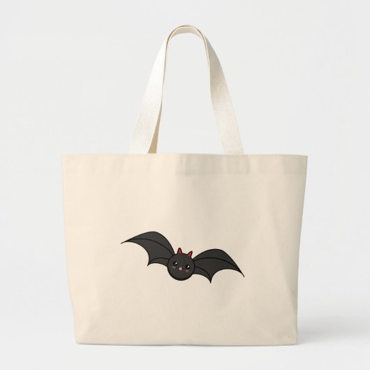 Cute Bat Grote Tote Bag (Voorkant)