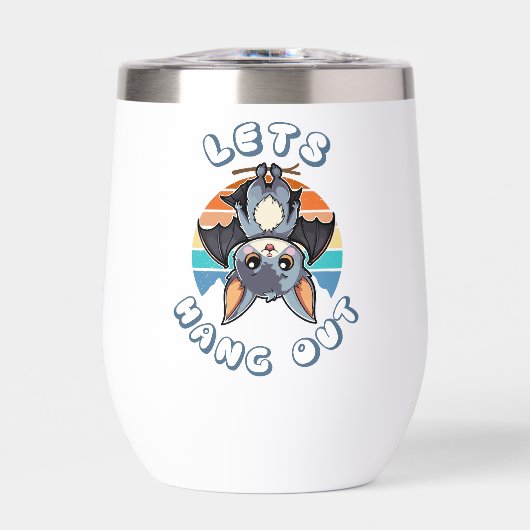 Cute Bat Hanging et Retro Sunset | Allons-y (Avant)