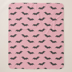 Cute Bat Sherpa Deken