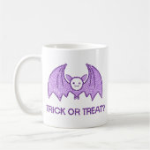 Cute Bat Trick or treat Koffiemok (Links)