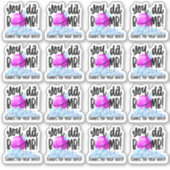 Cute Bath Bomb Hartelijk dank voor uw bestelling Sticker (Voorkant)