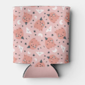 Cute Bats en Ghost Halloween Blikjeskoeler (Voorkant)