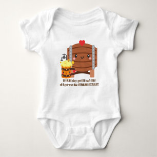 Cute BBQ en Beer baby unisex bodysuit