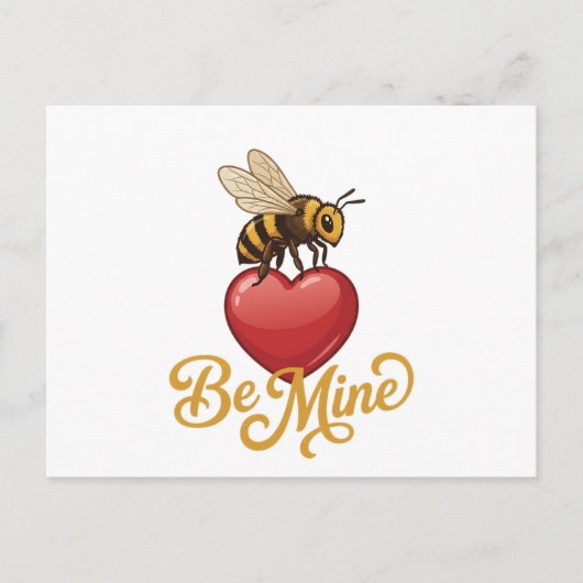 Cute Be Mine Honeycomb  Briefkaart (Voorkant)