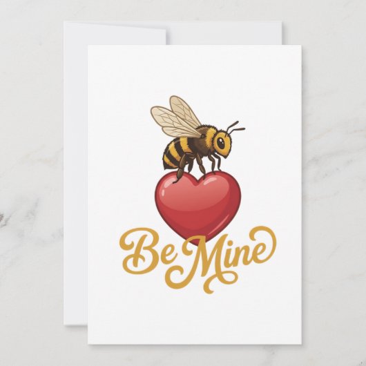 Cute Be Mine Honeycomb  Kaart (Voorkant)