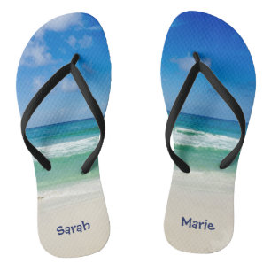 Cute Beach Girl Teenslippers