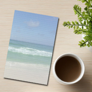Cute Beach House Fotografie Blue Lined Briefpapier