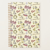 Cute Beach Scene Pattern Planner (Voorkant)
