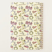 Cute Beach Scene Pattern Planner (Achterkant)