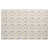 Cute Beach Scene Pattern Stof (Fat Quarter)