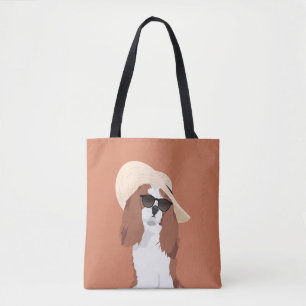 Cute Beach Vacation Cavalier King Charles Spaniel Draagtas