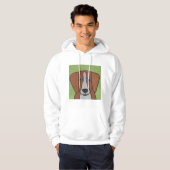 Cute Beagle Mannen Hoodie Sweatshirt (Voorkant volledig)