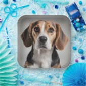 Cute Beagle Papieren Bordje (Feest)