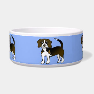 Cute Beagle Pet Dog Food Bowl Voerbakje