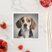 Cute Beagle Servet (Insitu)