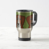 Cute Beagle Voyage Mug (Devant droit)