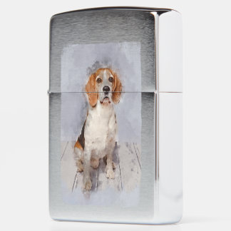 Cute Beagle Waterverf Portret