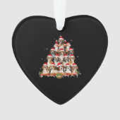 Cute Beagles Christmas Tree Dog Santa Xmas Tee Fun (devant)