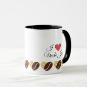 Cute Bean Mug - cadeau personnalisable (Devant droit)