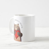 Cute Bear avec le coeur, je t'aime Mug (Devant gauche)