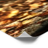 Cute Bear Cub with Greenery Poster (Hoek)