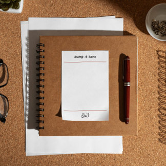 Cute bear dump it here  post-it® notes