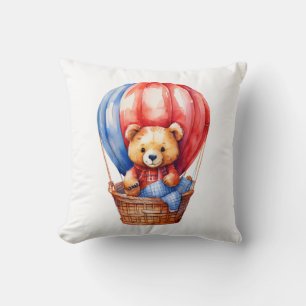 Cute Bear équitation dans un Coussin de ballon à a