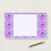 Cute Bear Heart Post-it® Notes (Sur un bureau)