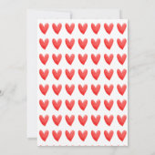 Cute Bear Hearts Valentine's Day Party Invitation (Dos)
