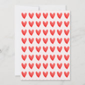 Cute Bear Hearts Valentine's Day Party Invitation (Dos)