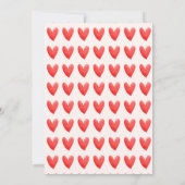 Cute Bear Hearts Valentine's Day Party Invitation (Dos)