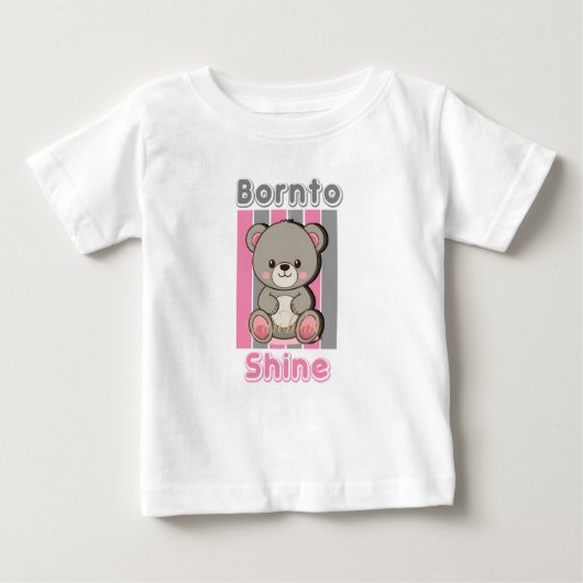 Cute Bear Kids T-Shirt (Voorkant)