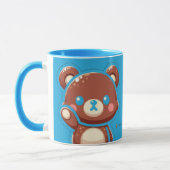 Cute Bear “Oops!” Mug – Funny Kawaii Bear Design | (Gauche)