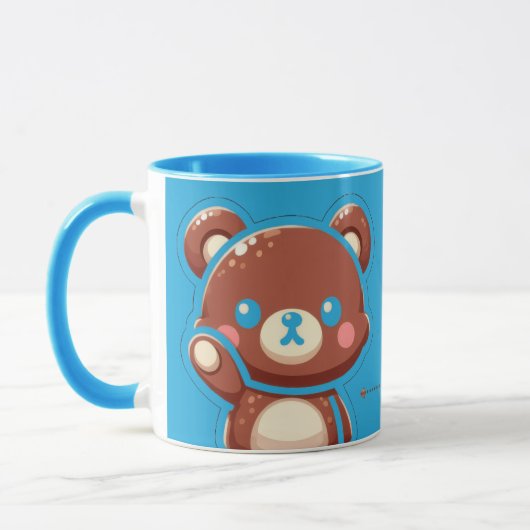 Cute Bear “Oops!” Mug – Funny Kawaii Bear Design | Mok (Links)
