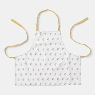 Cute Bear Pattern Apron Schort