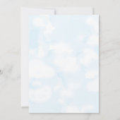 Cute Bear Save the Date Kaart (Achterkant)