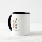 Cute Bear with Pink Heart — I Am Enough mug (Devant gauche)