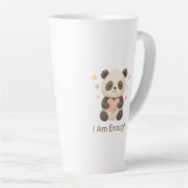 Cute Bear with Pink Heart — I Am Enough mug (Angle droit)