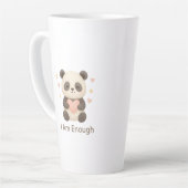 Cute Bear with Pink Heart — I Am Enough mug (Angle gauche)