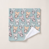 Cute Bears Sweets Snacks Confetti (Gant de toilette)